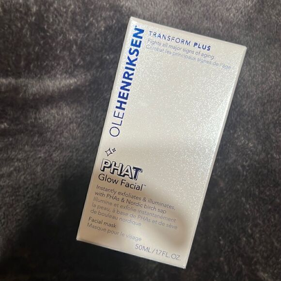 OLE Henriksen PHAT Glow Facial -Transform Plus-1.7 oz/ 50 mL NIB - Picture 2 of 6